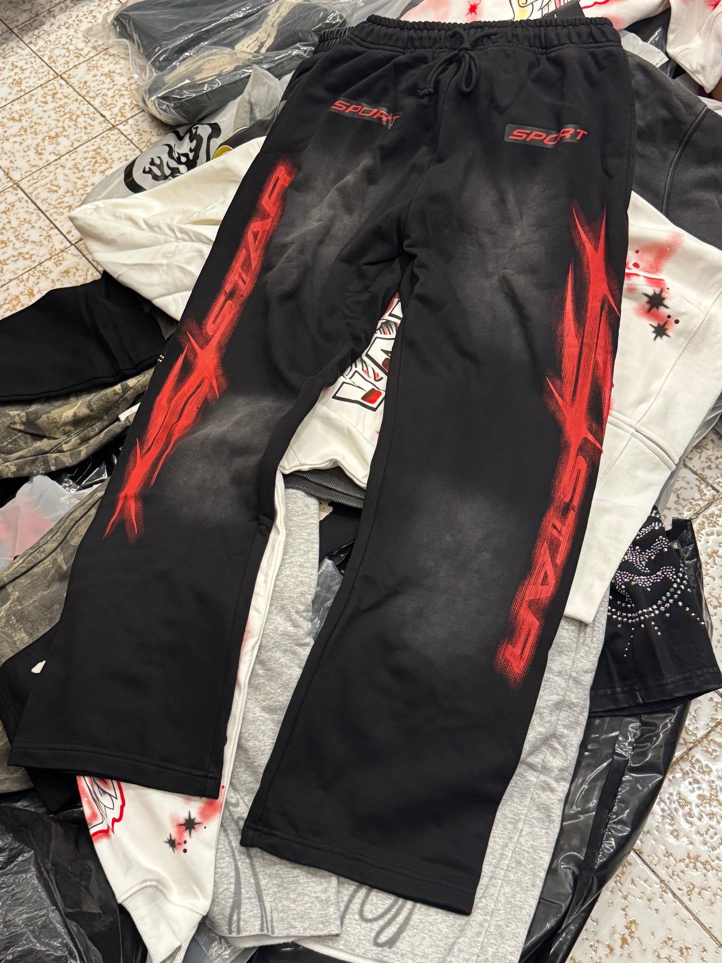 Pants HLLSTAR 2 Negro Spray