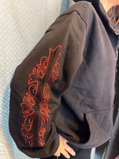 Hoodie de cruces y dagas, vista 3