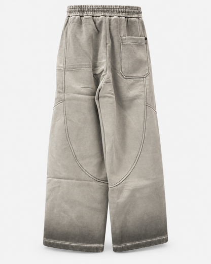 Pants Gris Claro Spraywash - vista trasera sobre fondo neutro