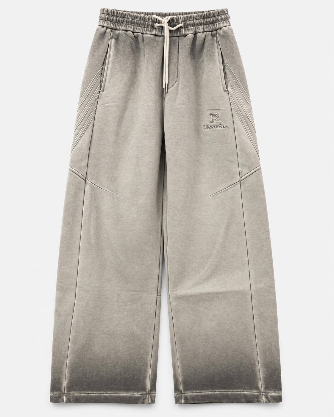 Pants Gris Claro Spraywash - vista frontal sobre fondo neutro